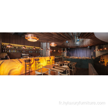 restaurant/bar table basse club comptoir de bar à LED